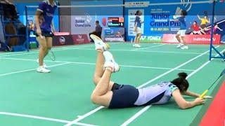 Prasetya/Uninga [ INA ] Vs. Buakaew/Chartweerac [ THA ] Badminton Junior | Women's Doubles