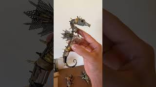 Making a seahorse out of scrap metal! #shorts #art #sculpture