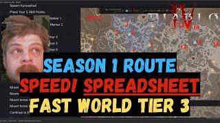 Diablo 4 | Season 1 Fastest Way To World Tier 3 !!!