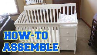 Dream On Me Jayden 4-in-1 Mini Convertible Crib (ASSEMBLY)