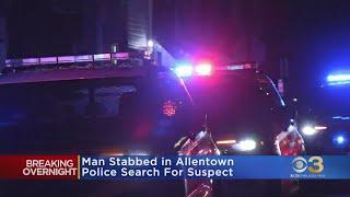 Police search for suspect after man stabbed in Allentown, Pa.