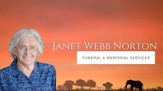 Funeral and Memorial Services of Janet Norton