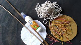 How to make wall hanging bamboo square craft | glorious creating creative