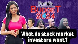 Budget 2024: What do stock market investors want?