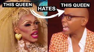When Drag Race Queens HATE RuPaul 