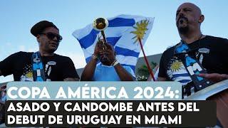 La previa del debut de Uruguay: asado y candombe en el estacionamiento del Hard Rock Stadium