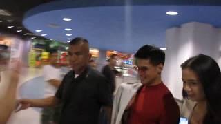 Past, Present, Perfect? After Show - Vin Abrenica exiting Starmall Alabang w/ Sophie Albert