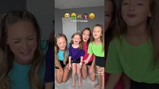 “I DON’T KNOW!”  EMOJI ACTING CHALLENGE #shorts @HallieOnStage114 @agset211