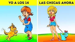 INFANCIA: ANTES VS AHORA