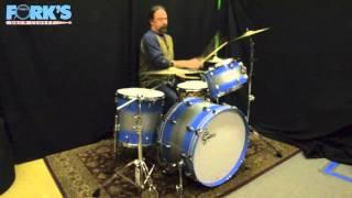 Gretsch USA Custom 3-Piece drum set Blue Duco