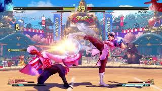 STREET FIGHTER V Chun-li vs F.A.N.G