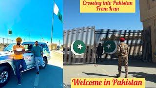 Day11,part1 crossing into Pakistan Germanyto Indiaroad trip.iran to Pakistan by car