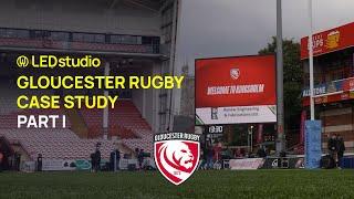 LED Studio & Commercial Group upgrade Gloucester Rugby's Kingsholm Stadium Digital Displays