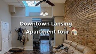 Inside My $1100 downtown Lansing Apartment Tour / Industrial