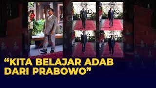 Potret Prabowo Tak Injak Karpet Merah di Lorong KTT G20 Tuai Pujian