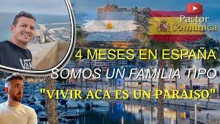 4 MESES EN ESPAÑA ‍‍‍ FAMILIA TIPO "VIVIR ACA ES UN PARAISO"️ #españa