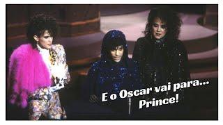 Prince ganhando o Oscar de melhor canção original em 1985 - Legendado PT-BR 