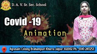 Coronavirus Animation Video | Covid-19 | Adiba Almas | DAV Brahampuri