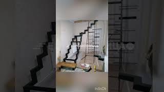 Металлический каркас лестницы,  любой каркас лестницы, с площадкой и поворотными ступенями