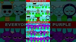 EVERYONE IS DURPLE GHOST vs DURPLE NORMAL | Ultimate MIXED FORM Showdown!