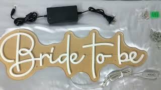 Bride To Be Neon Signs Wedding Decor