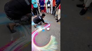 Road rangoli designs / live art rangoli / 7397810440  #music #dandiya #rajasthan #gujarati #short