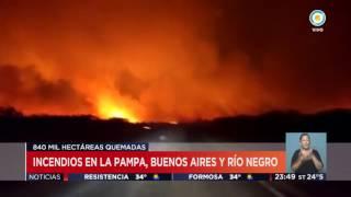 TV Pública Noticias - Incendios en La Pampa, Buenos Aires y Río Negro