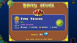 Geometry Dash World - Daily featured #18 - Time Travel (all coins)