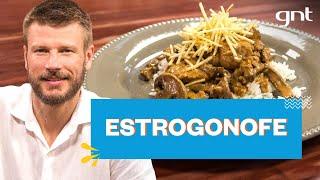 Estrogonofe de carne com champignon e arroz branco | Rodrigo Hilbert | Bem Juntinhos