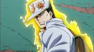 Jotaro uses The World Stand's Power S3