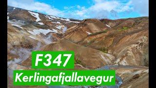 F347 to Kerlingarfjöll (full drive), F-roads Iceland 4K