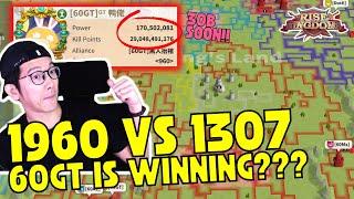 LIVE KINGSLAND WAR KVK 1960 vs 1307 | 60GT WINNING??? KING BEBEK vs Dragothien!!! Rise Of Kingdoms