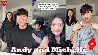 *1HOUR* Andy and Michelle Shorts 2024 | Funny Couple Andy and Michelle 2024