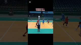 SURENDRA KC  POWERFUL SPIKE #sportsequipment #volleyball #spikeinvolleyball