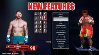 SHOWING THE NEW CREATE A BOXER IN UNDISPUTED EARLY!