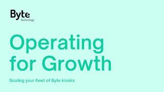 Webinar: Operating for Growth