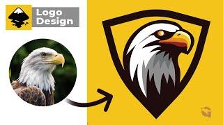 Eagle Vector | Inkscape Logo Design | Inkscape Tutorial 2021 | image to vector