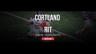 Cortland vs RIT | 2016 College Highlights