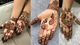 front hand bharva mehndi design Peacock mehndi design for hands Popular on YouTube