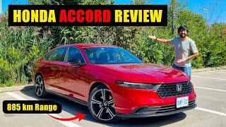 2024 Honda Accord Sport Hybrid Review |  885 km of range!!