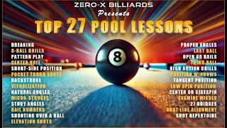 Master Pool Like a Pro: Top 27 Lessons for Pool Players