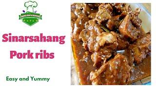 Sinarsahang pork ribs