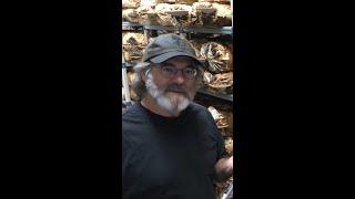 Paul in Reishi grow room