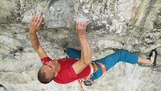 Steve McClure climbs Britain's hardest climb: Rainman 9b