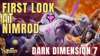 First Look at Nimrod Dark Dimension 7 Marvel Strike Force MSF