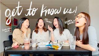 MEET MY COLLEGE ROOMMATES: GET TO KNOW US + MUKBANG!