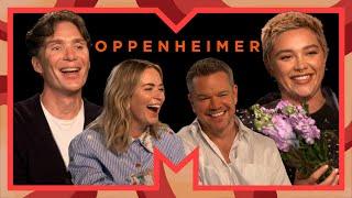 “You Should See Him On The Dancefloor” Oppenheimer Cast on Nicknames, Casting & More | MTV Movies