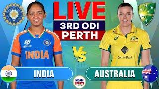 Live: Australia Women vs India Women | 3rd ODI | Live Cricket Score & Commentary