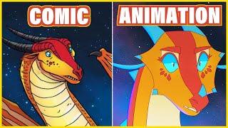 Animating A Comic Page from Wings of Fire  (Book 1)