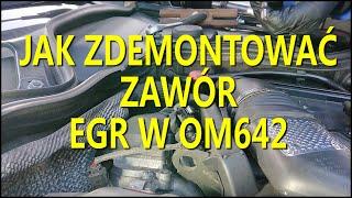 TRIK na demontaż zaworu EGR Mercedes 3.0CDI i nie tylko!! Trick how to EGR removal.